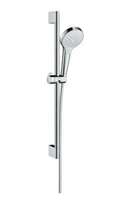 Barre de douche Hansgrohe avec douchette à main Croma Select  S EcoSmart et flexible Comfortflex