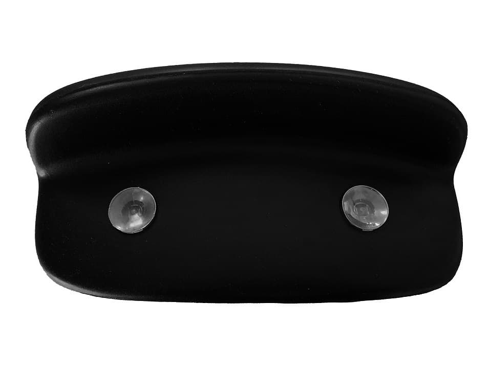 Repose-tête noir de forme arrondie Bluestone, ergonomique et anti-dérapant pour baignoire - vue 3