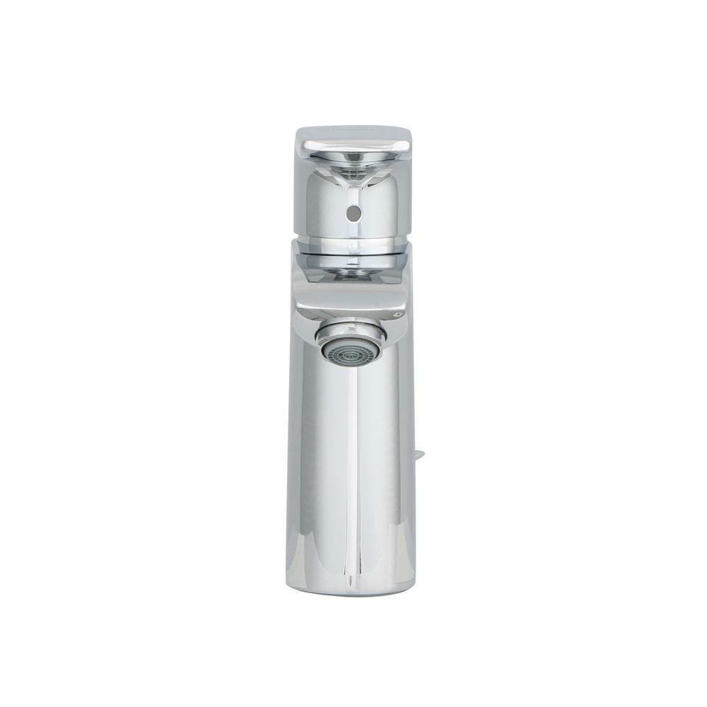 Mitigeur de lavabo Hansgrohe Metris 110  CoolStart en laiton chromé avec tirette et vidage - vue 7