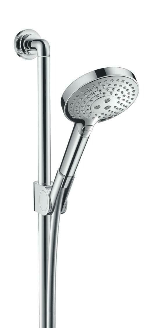 Barre de douche AXOR Citterio avec douchette à main Showersolutions  120 3 jets, curseur et flexible 1,6 m