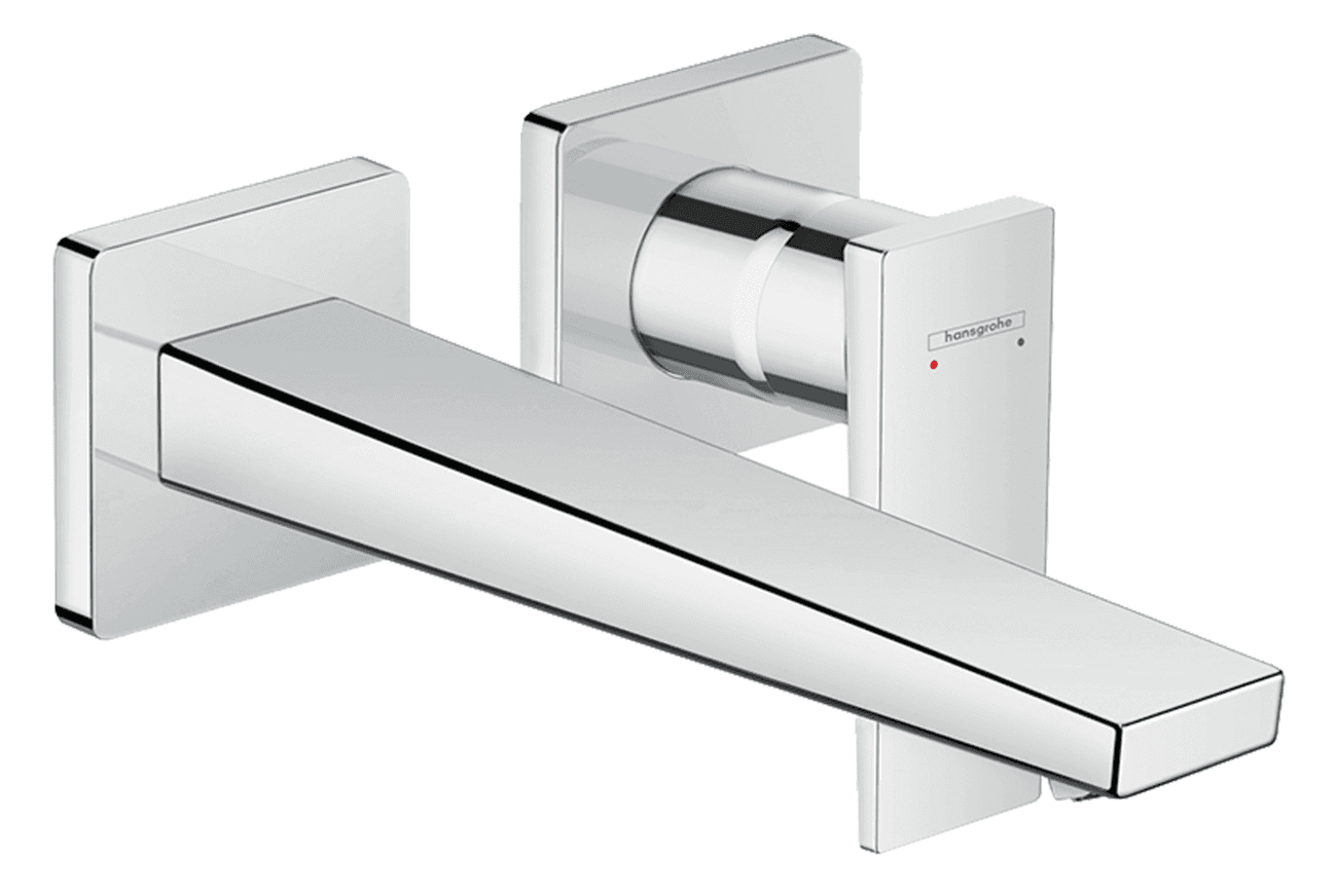 Mitigeur de lavabo encastré Hansgrohe Metropol 225 mm en laiton chromé
