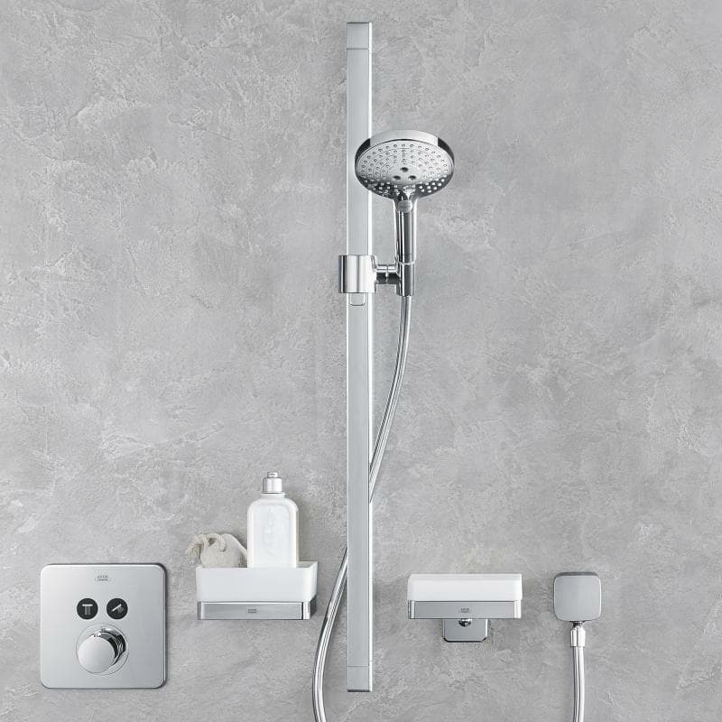 Barre de douche AXOR Citterio E avec douchette à main 120 3 jets, flexible 1,6 m et curseur Unica E / Citterio E - vue 4