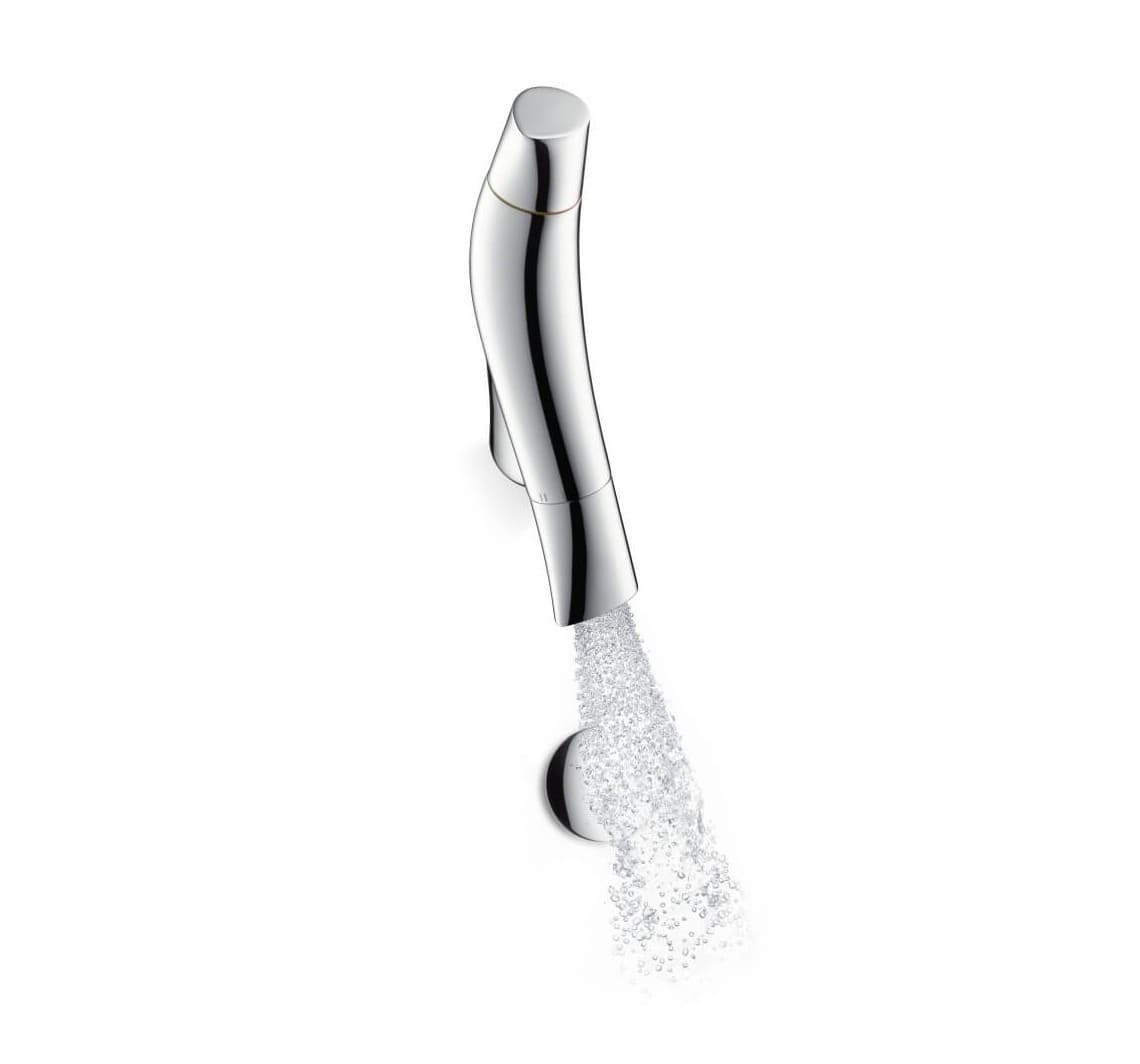 Mitigeur de lavabo AXOR Starck Organic 80 avec tirette et vidage - vue 5