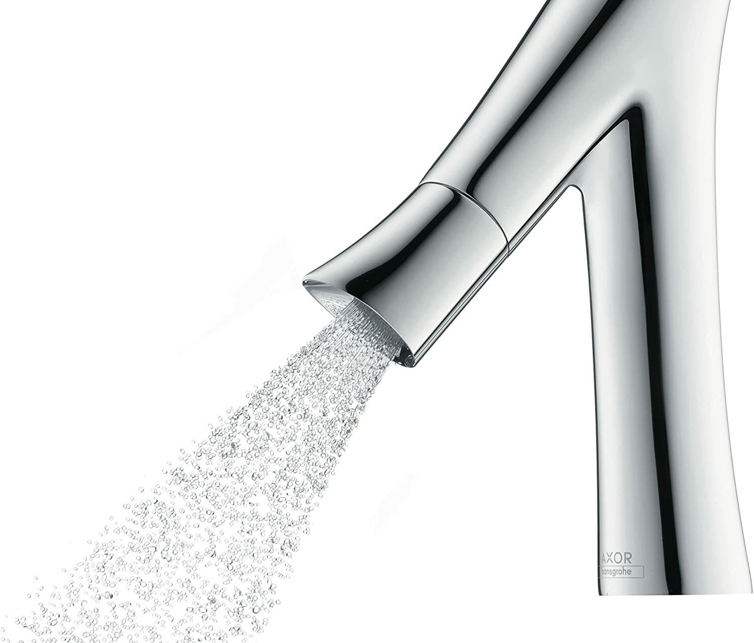 Mitigeur de lavabo AXOR Starck Organic 80 avec tirette et vidage - vue 6