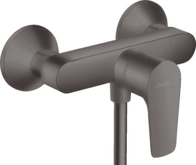 Mitigeur de douche Hansgrohe Talis E en noir chromé brossé