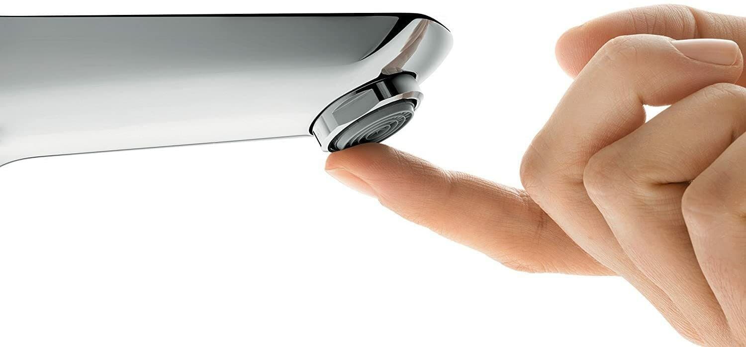 Mitigeur de lavabo Hansgrohe Talis E 80 en laiton chromé avec tirette et vidage - vue 5