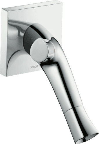 Mitigeur de lavabo encastré AXOR Starck Organic 187 mm en laiton chromé avec bonde à écoulement libre - vue 3