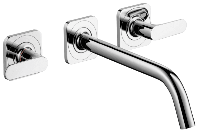 Mélangeur de lavabo 3 trous encastré AXOR Citterio M 226 mm en laiton chromé