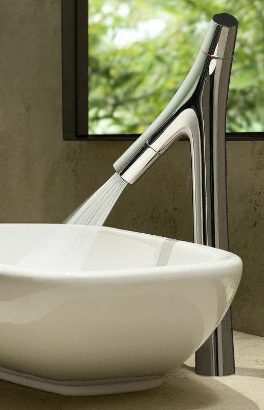 Mitigeur de lavabo AXOR Starck Organic 240 pour vasque libre avec bonde à écoulement libre - vue 3