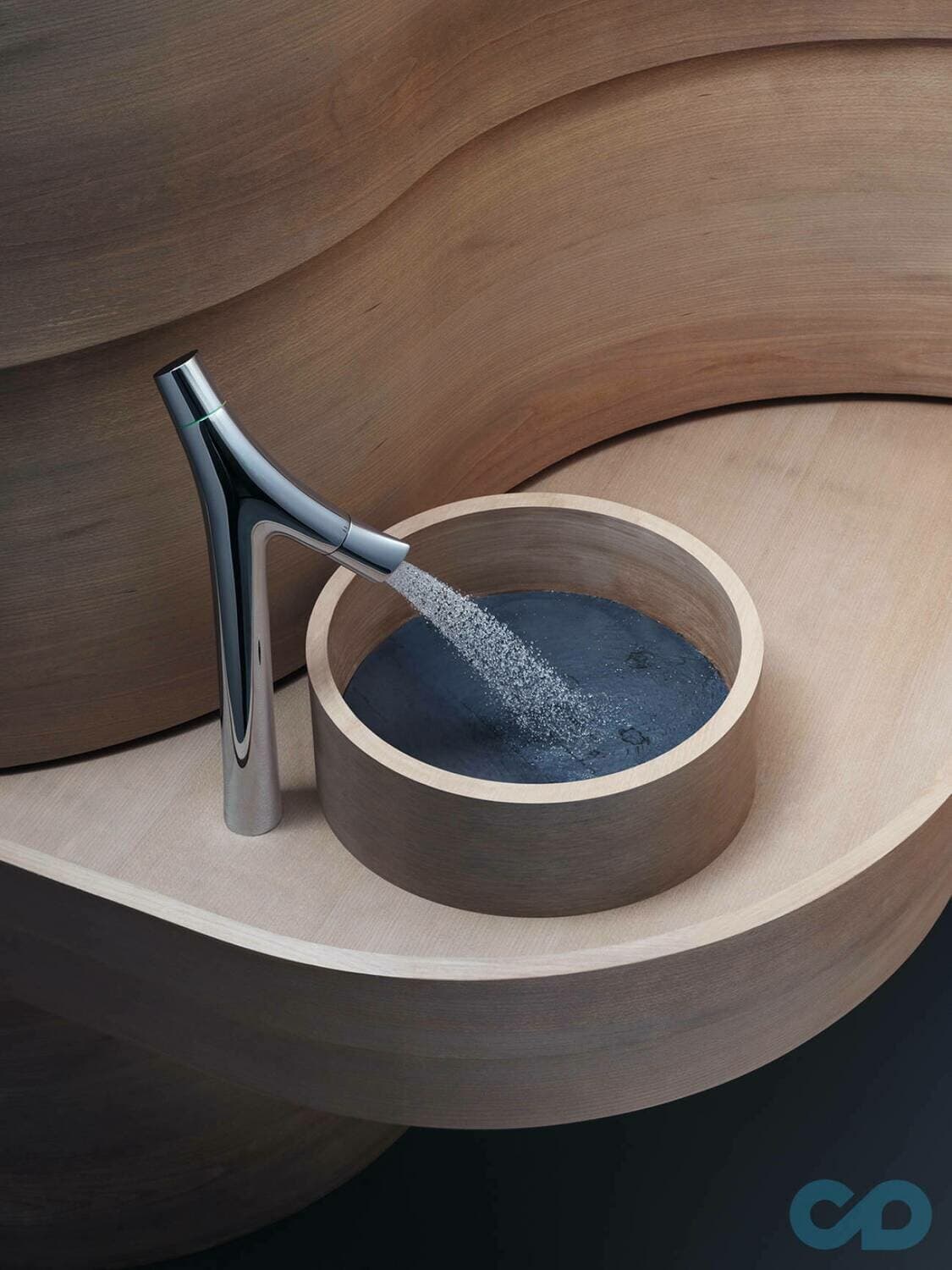 Mitigeur de lavabo AXOR Starck Organic 240 pour vasque libre avec bonde à écoulement libre