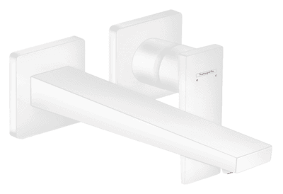Mitigeur de lavabo encastré Hansgrohe Metropol 225 mm en blanc mat