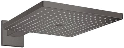 Douche de tête Hansgrohe Raindance E 300 Air 1 jet avec bras de douche en noir chromé brossé