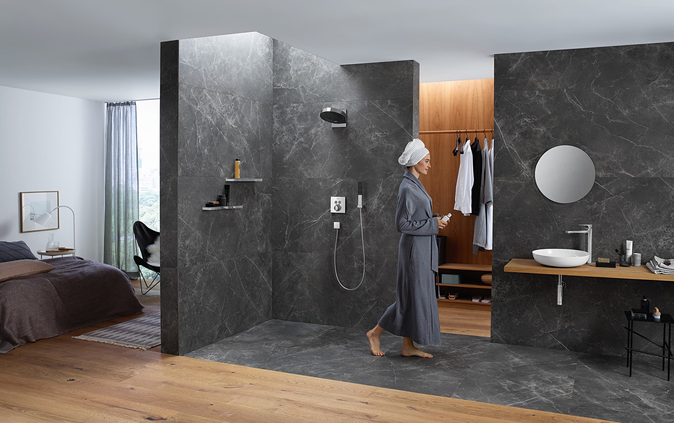 Douchette à main Hansgrohe Rainfinity 100 PowderRain 1 jet - vue 6