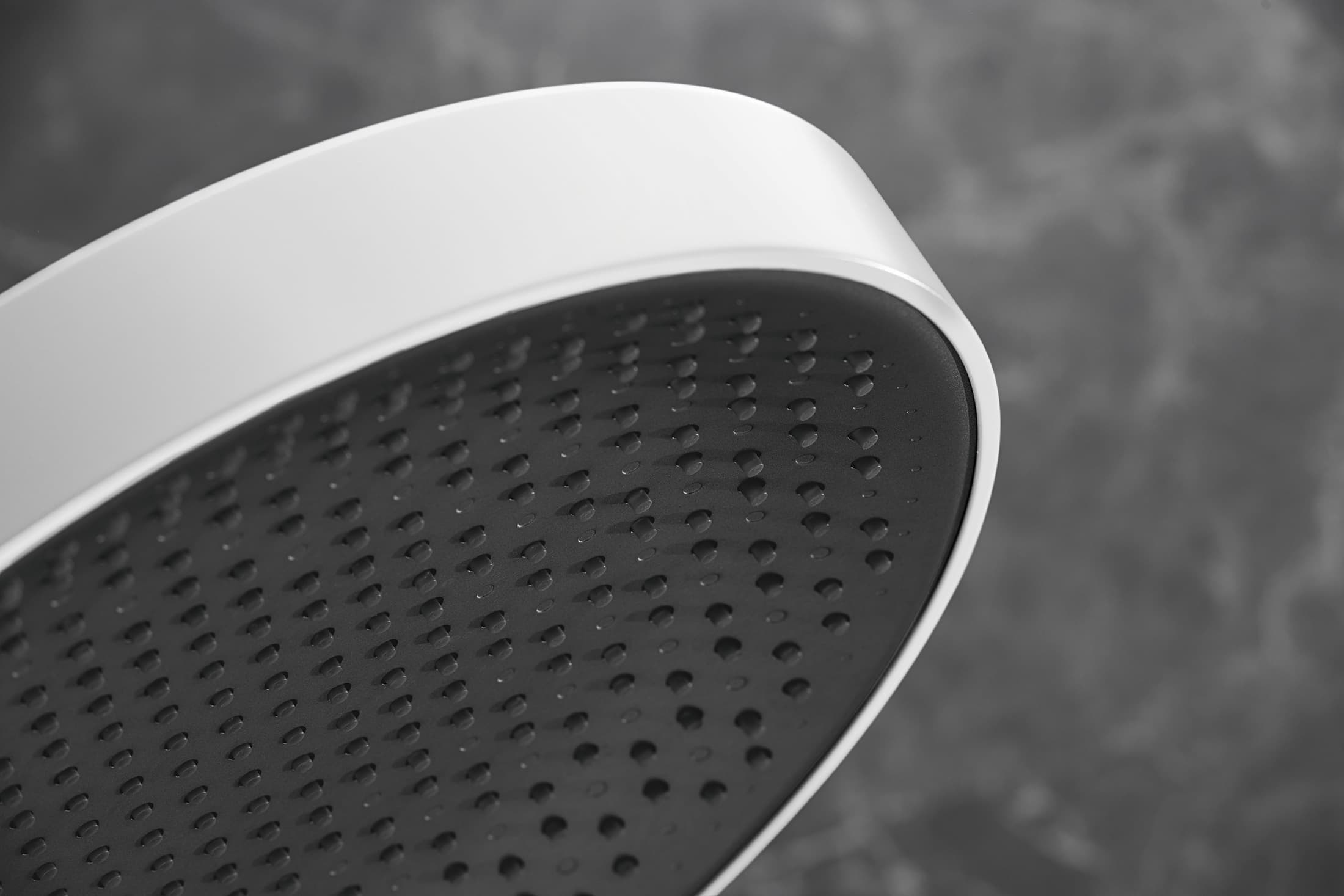 Douche de tête Hansgrohe Rainfinity 360 1 jet avec raccord mural en blanc mat - vue 8