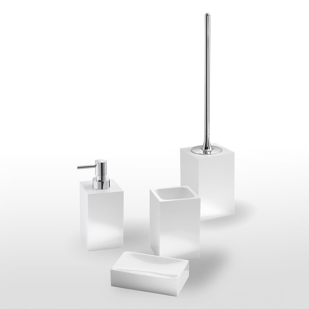 Porte-brosse à dents Sofia blanc brillant - vue 4