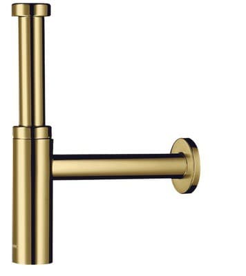 Siphon de lavabo Flowstar S Axor en doré poli
