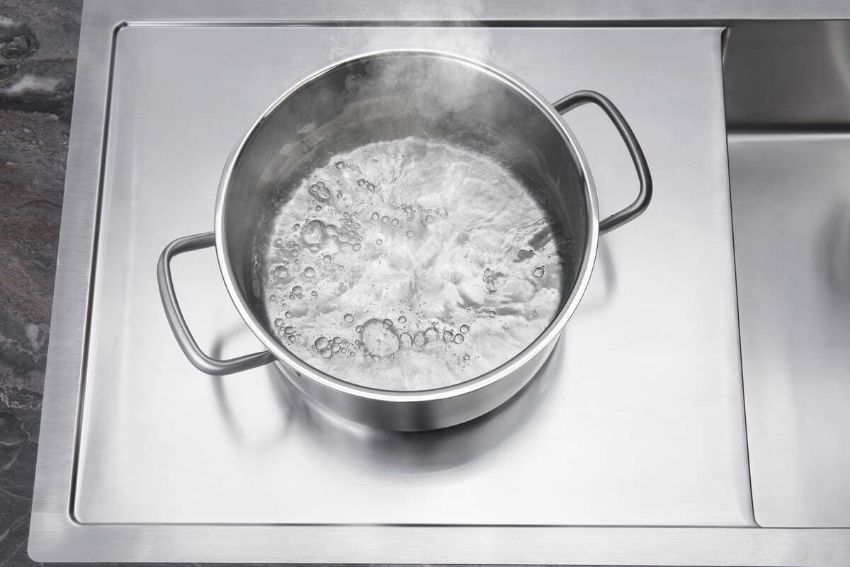 Évier de cuisine Hansgrohe encastré simple bac 102 cm avec égouttoir en acier inoxydable brossé - vue 3