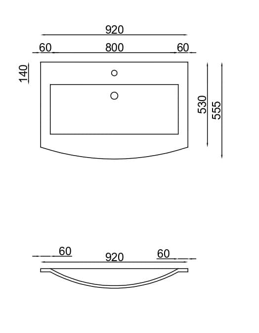 Plan-vasque Lido 92 cm - vue 5
