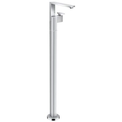 Mitigeur de lavabo sur pied Axor Edge avec vidage push-open coupe diamant