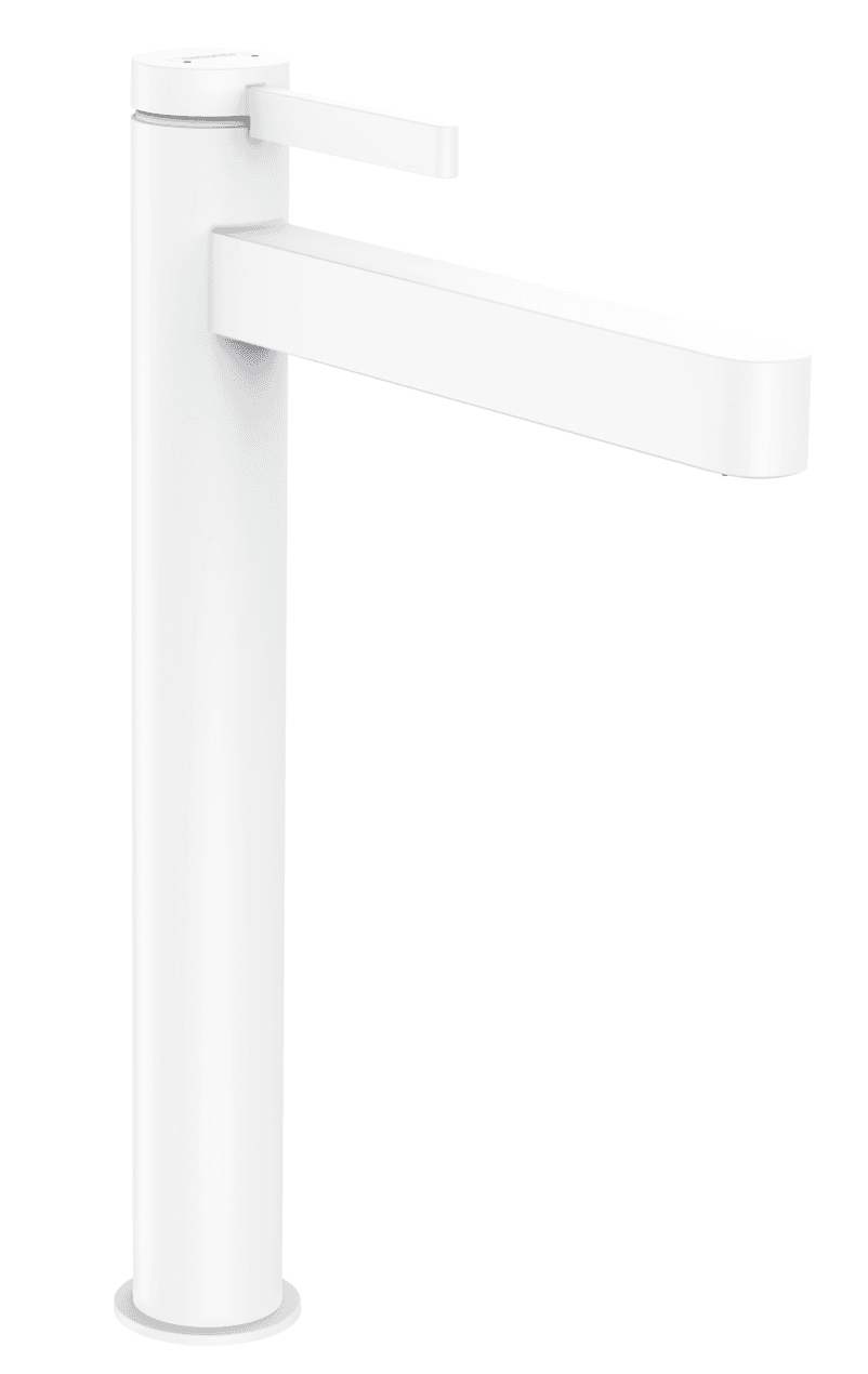 Mitigeur de lavabo Hansgrohe Finoris 260 avec bonde push-open en blanc mat