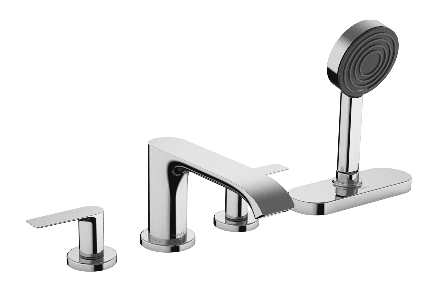 Mélangeur 4 trous pour montage sur bord de baignoire Hansgrohe Vivenis avec sBox