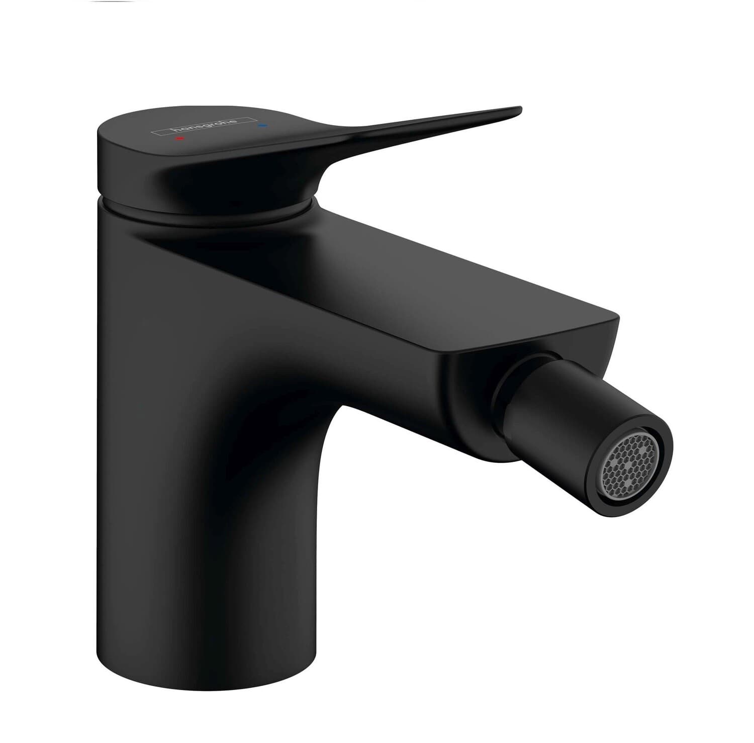 Mitigeur de bidet Hansgrohe Vivenis avec tirette et vidage en noir mat
