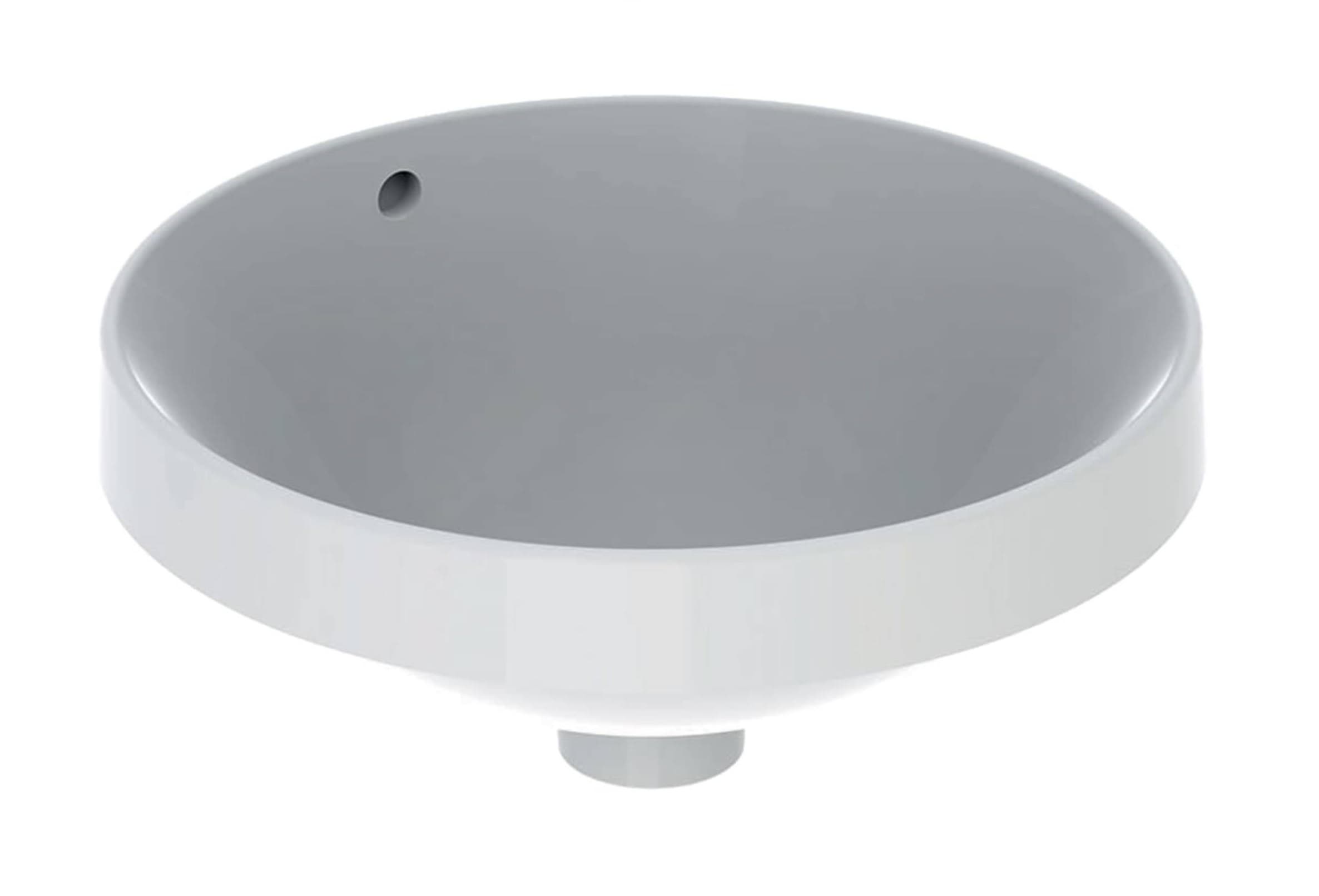 Vasque à encastrer Geberit VariForm ronde 40 cm avec trop-plein - vue 3