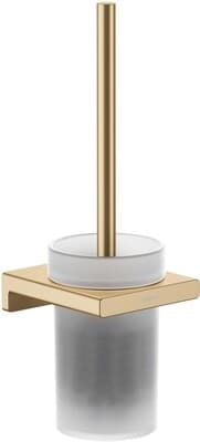 Porte-balais mural Hansgrohe AddStoris Q en bronze brossé