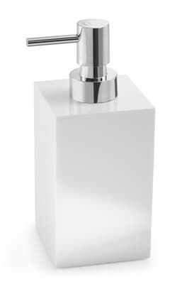 Distributeur de savon Sofia blanc brillant