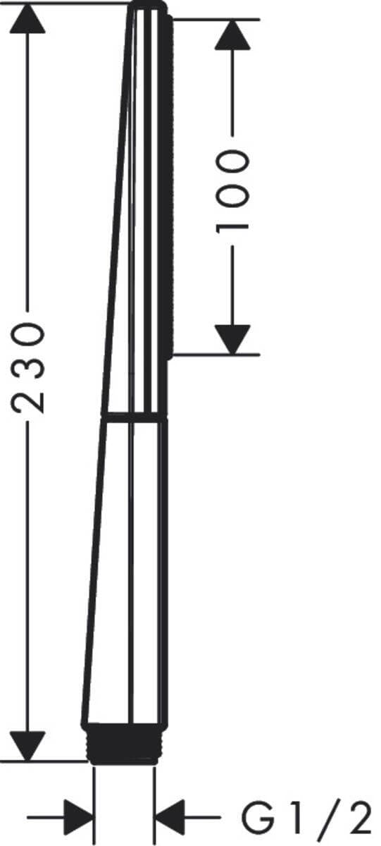 Douchette à main Hansgrohe Rainfinity 100 PowderRain 1 jet - vue 8