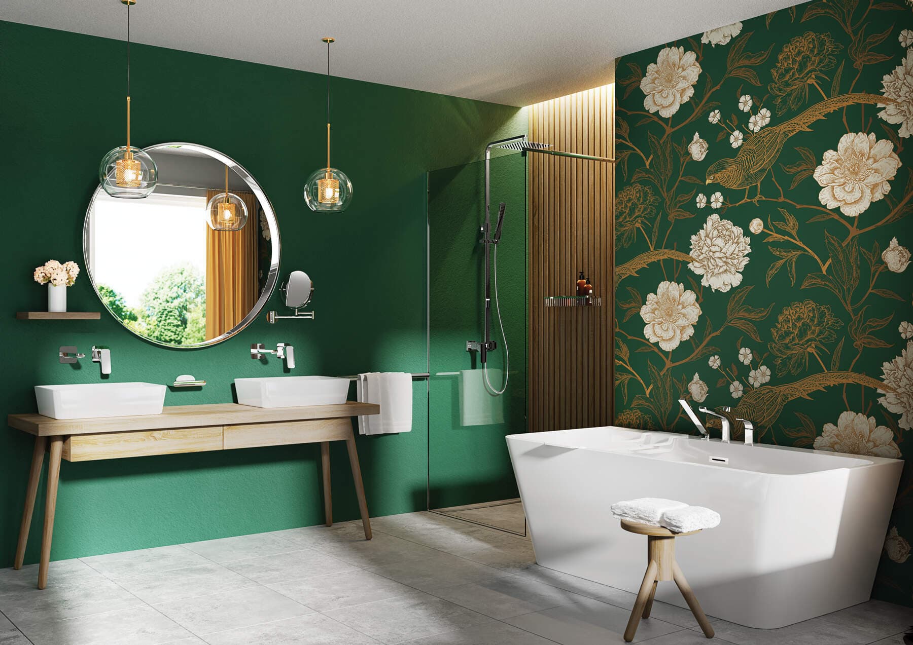 Baignoire rectangulaire en acrylique Deante Hiacynt PureOne - 170 x 80 cm - vue 8