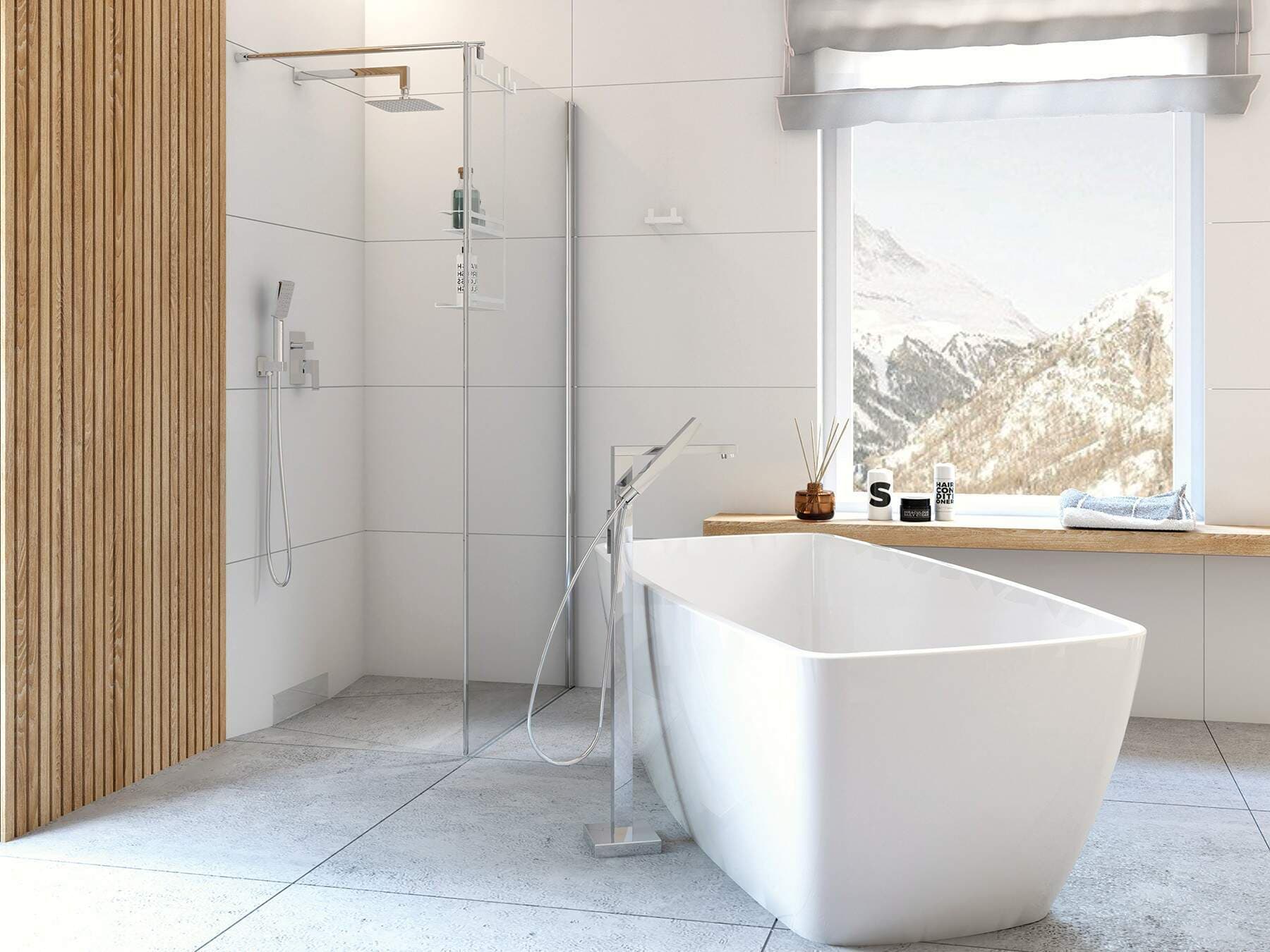 Baignoire acrylique rectangulaire Deante Anemon - 150 x 72 cm - vue 8