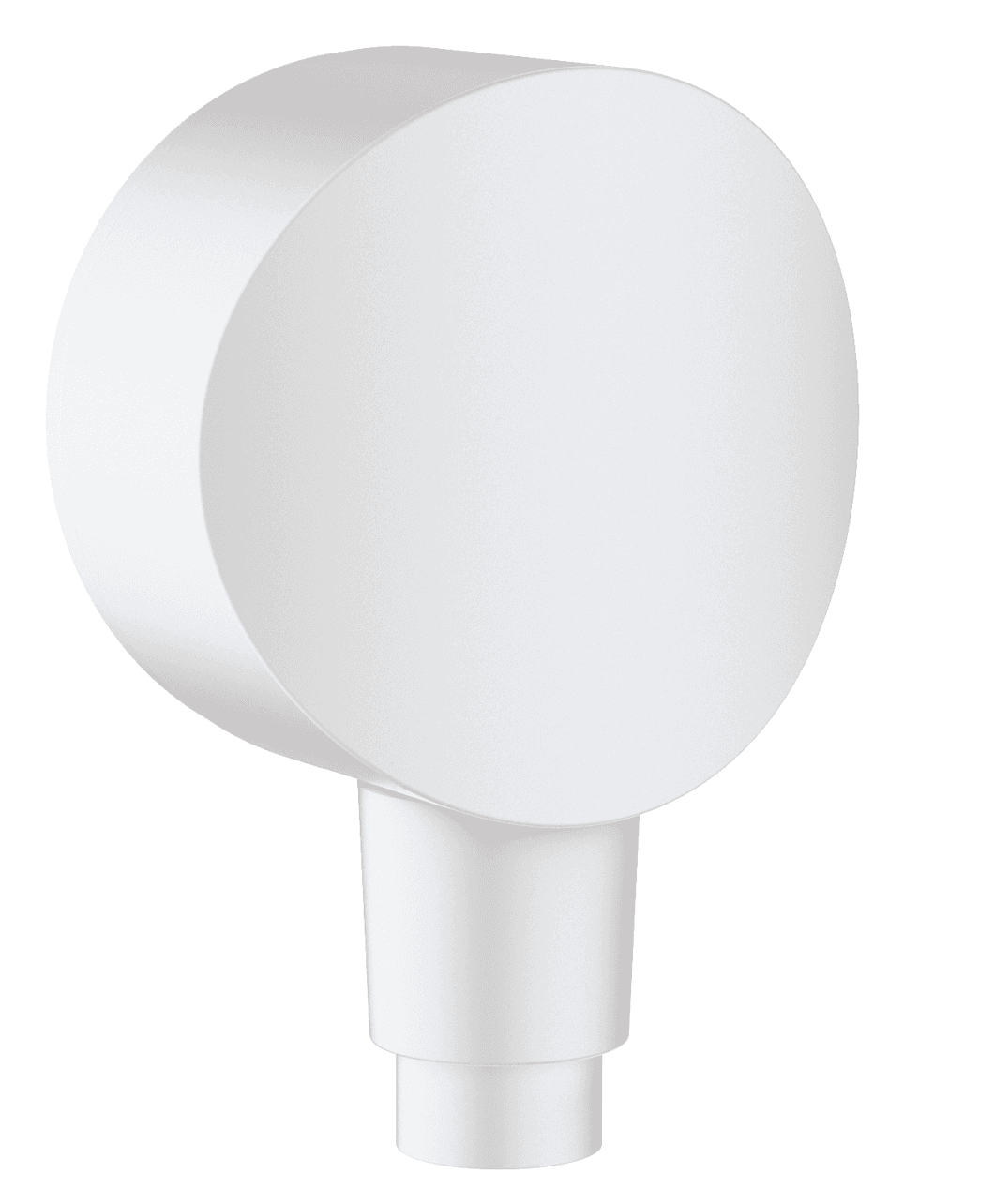 Coude de raccordement Hansgrohe FixFit S en blanc mat