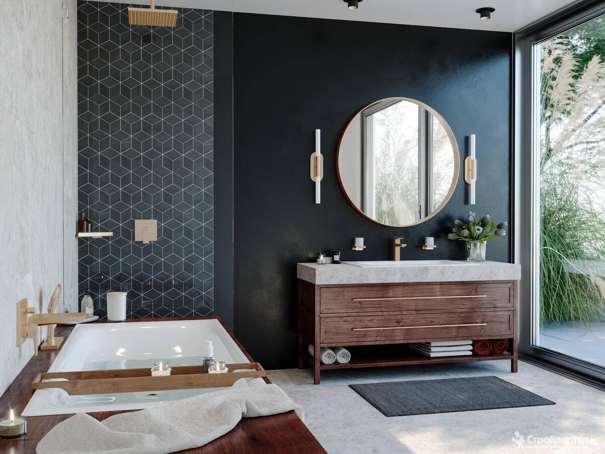 Douche de tête Hansgrohe Raindance E 300 air 1 jet avec raccordement plafond en doré poli - vue 3