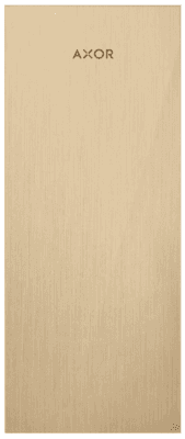 Plaque de finition 200 AXOR MyEdition en bronze brossé