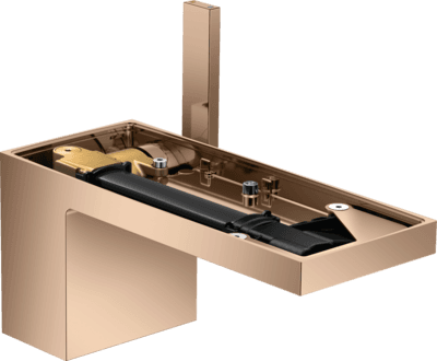 Mitigeur de lavabo AXOR MyEdition 70 sans plaque avec bonde push-open en or rouge poli