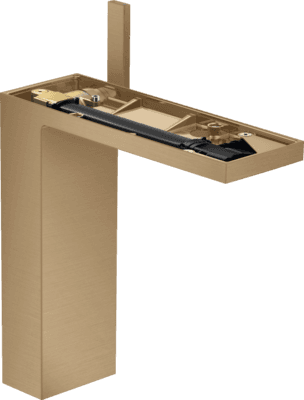 Mitigeur de lavabo AXOR MyEdition 230 sans plaque, avec bonde push-open en bronze brossé