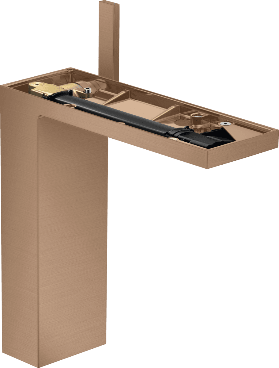 Mitigeur de lavabo AXOR MyEdition 230 sans plaque, avec bonde push-open en or rouge brossé