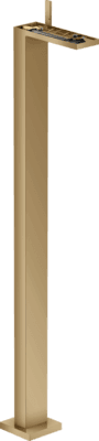 Mitigeur de lavabo AXOR MyEdition sur pied sans plaque, avec bonde push-open en bronze poli