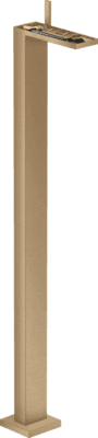 Mitigeur de lavabo AXOR MyEdition sur pied sans plaque, avec bonde push-open en bronze brossé