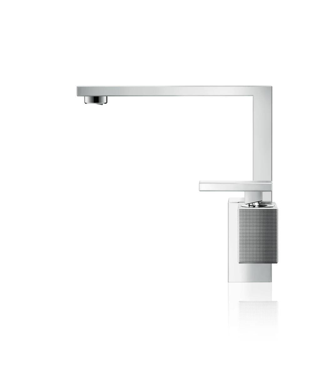 Mitigeur de lavabo Axor Edge 190 coupe diamant, avec bonde push-open - vue 4