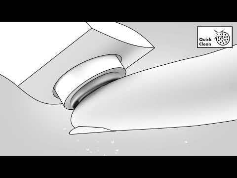 Mitigeur de lavabo Hansgrohe Focus 230 Ecosmart en laiton chromé avec tirette et vidage - vue 3