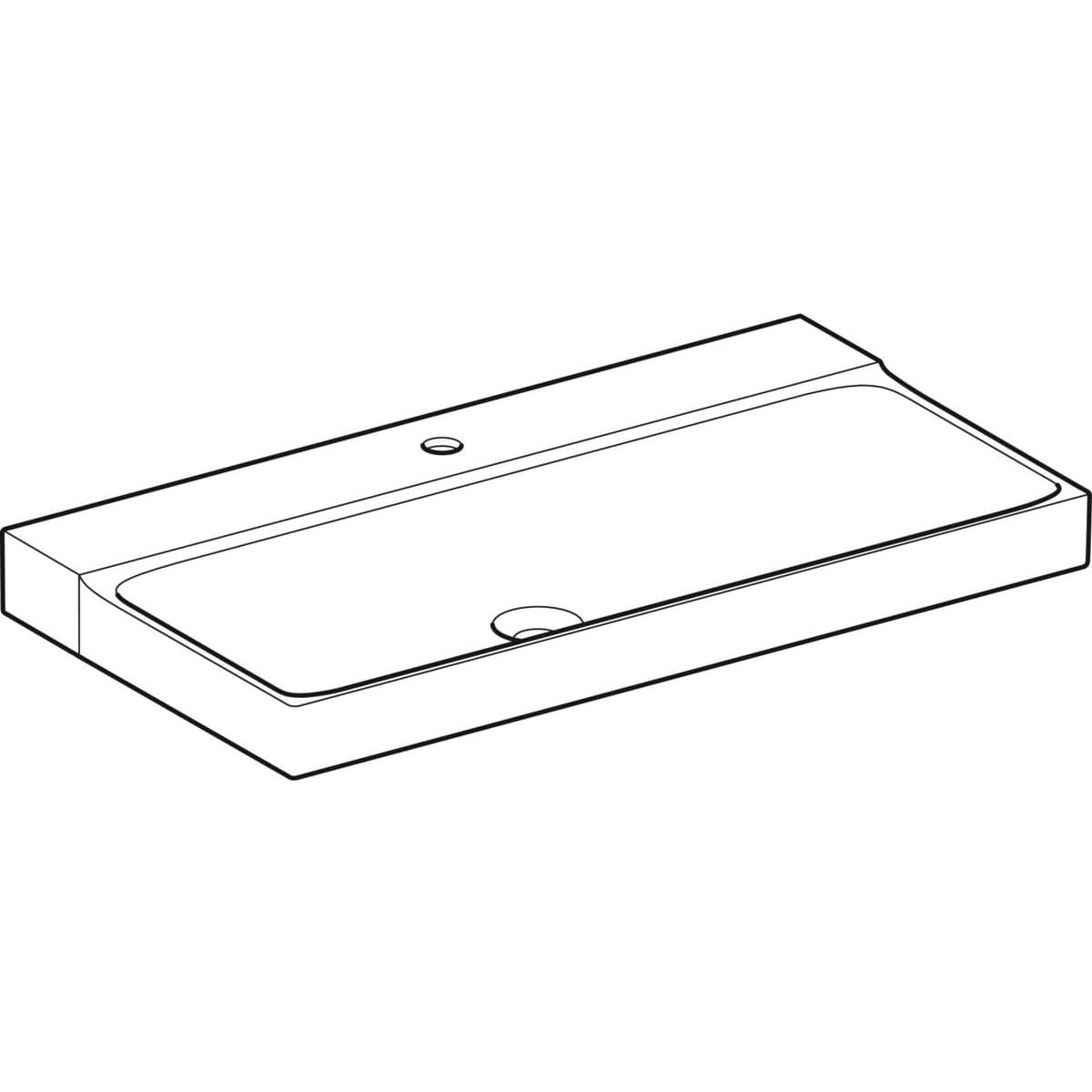 Plan-vasque Geberit Xeno² 90 cm - vue 4