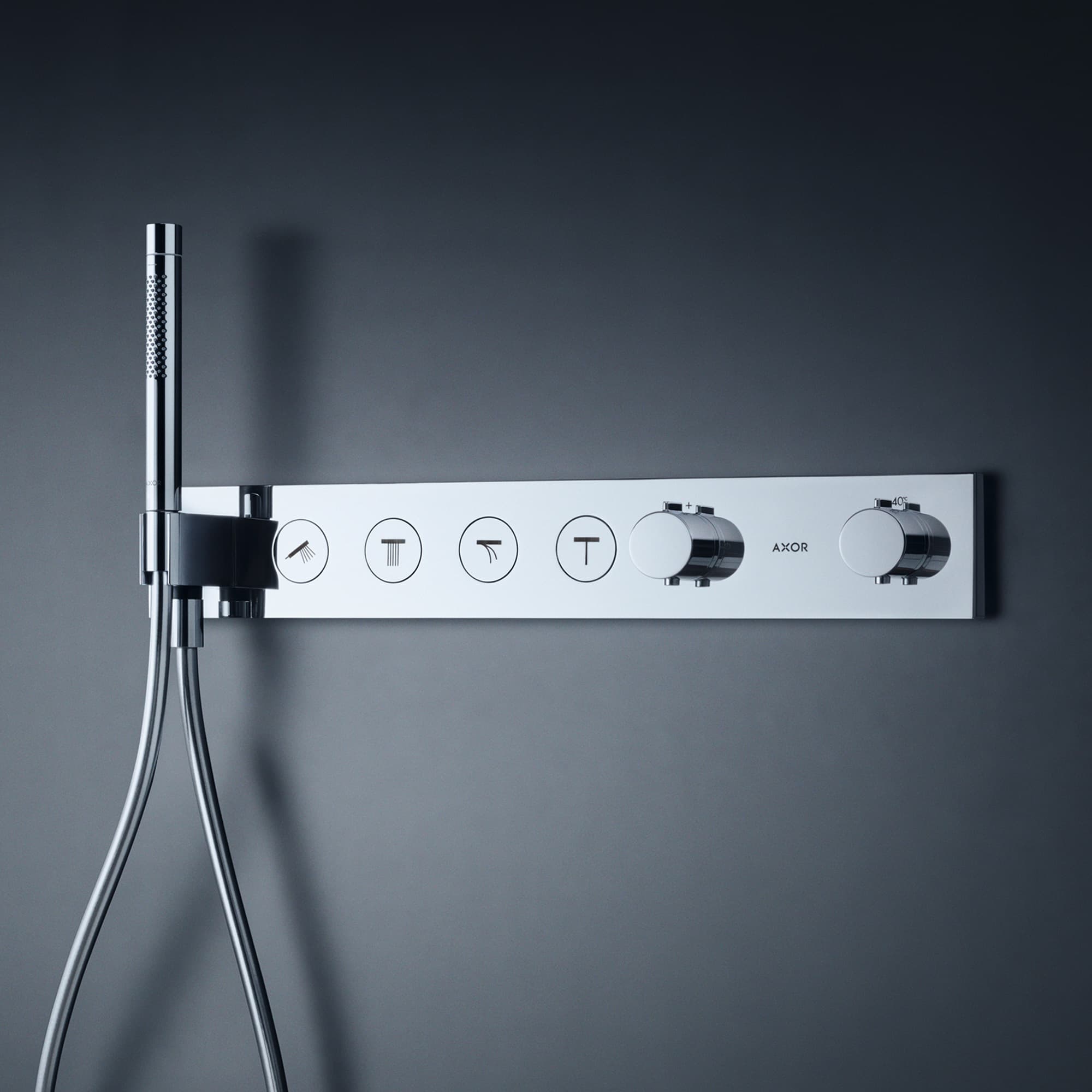 Module thermostatique encastré Axor ShowerSolutions avec 4 fonctions - vue 3