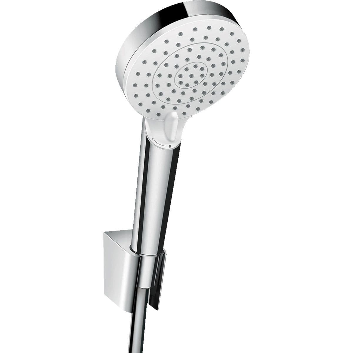 Support mural Hansgrohe avec douchette à main Crometta Vario EcoSmart et flexible Isiflex