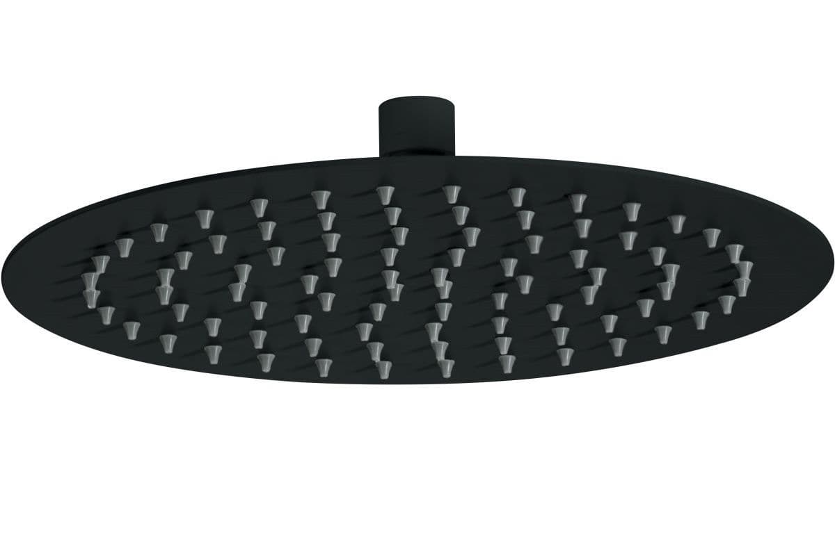 Douche de tête ronde Deante Cascada 250 en noir mat