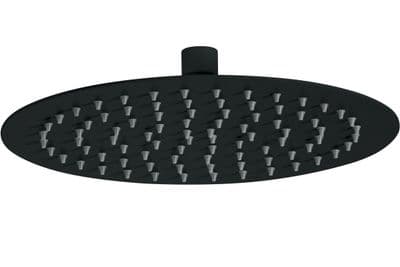 Douche de tête ronde Deante Cascada 250 en noir mat