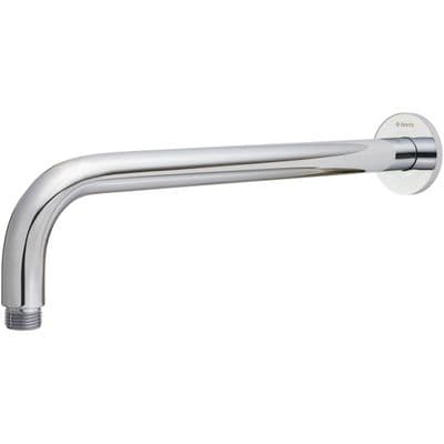 Bras de douche mural Deante Cascada 348 mm avec rosace ronde en chromé