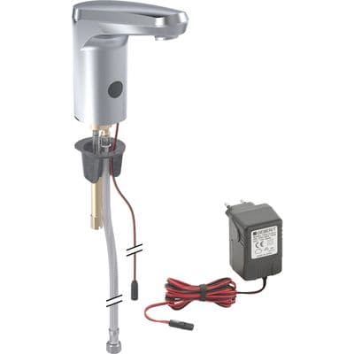 Robinet électronique de lavabo Geberit type 80, alimentation sur secteur