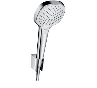 Support mural Hansgrohe avec douchette à main Croma Select E et flexible Isiflex 1,60 m
